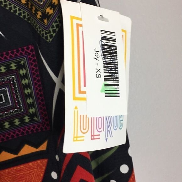 LulaRoe | Printed Joy Cardigan Vest NWT | XS - Picture 3 of 4